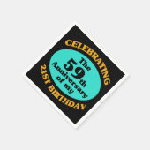 Funny 80th Birthday Gag Gift Servet (Hoek)