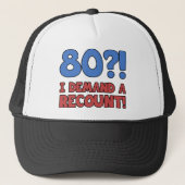 Funny 80th Birthday Gag Gift Trucker Pet (Voorkant)