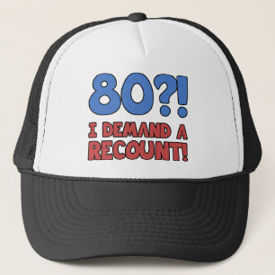 Funny 80th Birthday Gag Gift Trucker Pet