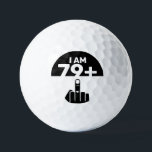 Funny 80th Birthday Gift, 79 plus één Golfballen<br><div class="desc">Een 79 plus één Golf Balls zou een uniek en humoristisch cadeau zijn voor iemand die 80 jaar oud wordt. Het "79 plus één"-ontwerp van de peddel speelt op de leeftijd van de verjaardagspersoon, met het schaakbordpatroon dat een leuk en speels element toevoegt. Pickleball-peddels zijn een populair geschenk voor mensen...</div>