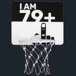 Funny 80th Birthday Gift, 79 plus één Mini Basketbalbord<br><div class="desc">Een 79 Plus One Mini Basketball Hoop zou een uniek en grappig cadeau zijn voor iemand die 80 jaar oud wordt. Het "79 plus één"-ontwerp van de peddel speelt op de leeftijd van de verjaardagspersoon, met het schaakbordpatroon dat een leuk en speels element toevoegt. De 79 Plus One Checker Pickleball...</div>