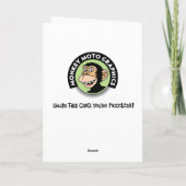 Funny 80th Birthday Kaart (Achterkant)