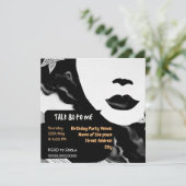 Funny 80th Birthday Party Invitation Kaart (Staand voorkant)