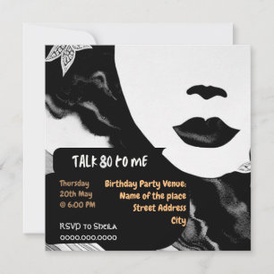 Funny 80th Birthday Party Invitation Kaart