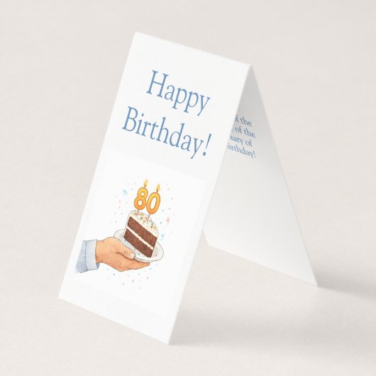 Funny 80th kaart (Voorkant)