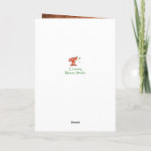 Funny 81st Birthday Howling Coyote Kaart (Achterkant)