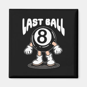 Funny 8 Ball Billiard Pool Player Acht Ball Billi Magneet