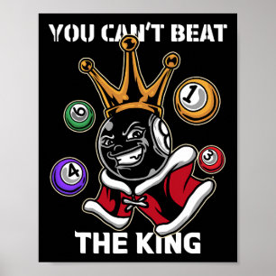 Funny 8 Ball Billiard Pool Player Acht Ball Billi Poster