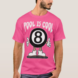 Funny 8 Ball Billiard Pool Player Acht Ball Billi T-shirt
