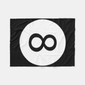 Funny 8 Ball Magic Billiards Pool Lazy Halloween C Fleece Deken (Voorkant (Horizontaal))