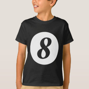 Funny 8 Ball Magic Billiards Pool Lazy Halloween C T-shirt