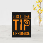 Funny 8 Ball Pool Gift for Men Women Cool Billiard Kaart (Gele Bloem)