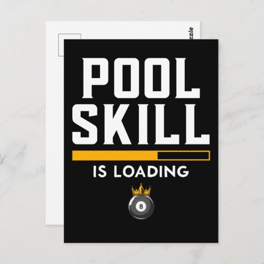 Funny 8 Ball Quote Sports Billiard Pool Briefkaart (Voorkant / Achterkant)