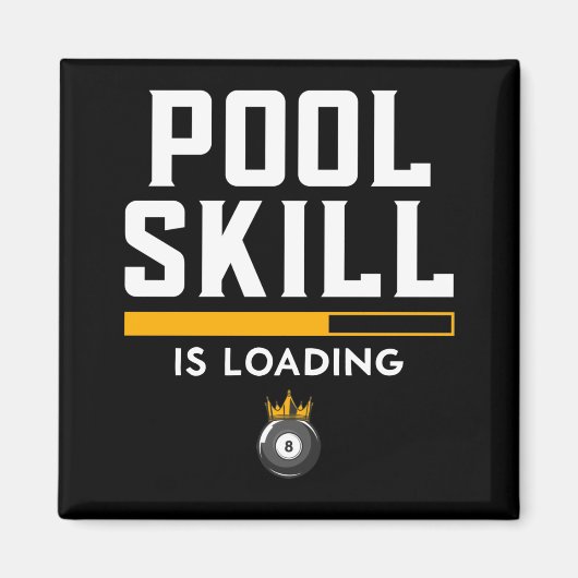 Funny 8 Ball Quote Sports Billiard Pool Magneet (Voorkant)