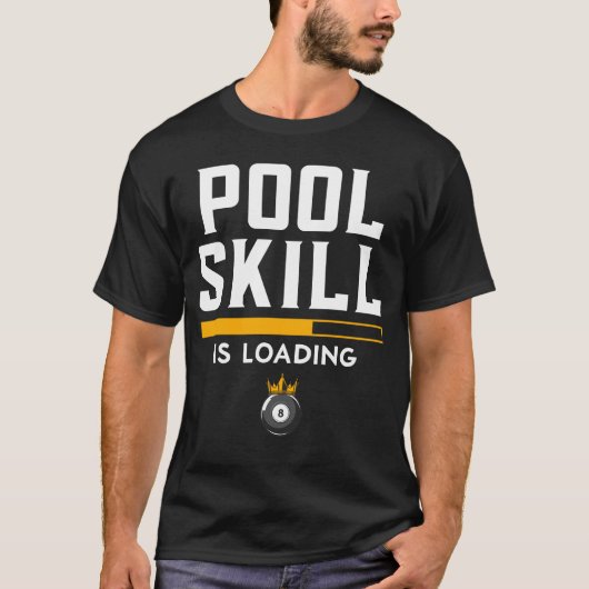 Funny 8 Ball Quote Sports Billiard Pool T-shirt (Voorkant)