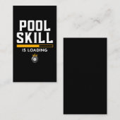 Funny 8 Ball Quote Sports Billiard Pool Visitekaartje (Voorkant / Achterkant)