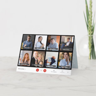 Funny 8 Spot Zoom kerstfeestdag Kaart