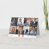 Funny 8 Spot Zoom kerstfeestdag Kaart (Voorkant)