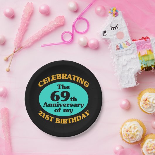 Funny 90th Birthday Gag Gift Papieren Bordje (Feest)