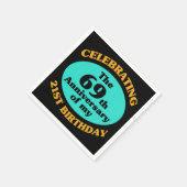 Funny 90th Birthday Gag Gift Servet (Hoek)