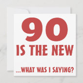 Funny 90th Birthday Gag Gifts Kaart (Voorkant)