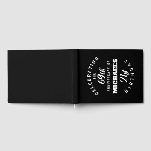 Funny 90th Birthday, gepersonaliseerd Gastenboek (Volledig)