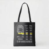 Funny 911 Dispatcher Tote Bag (Voorkant)