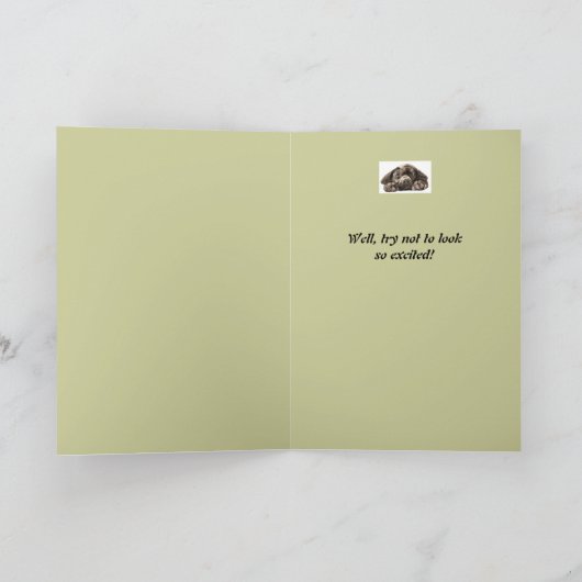 Funny 91st Birthday Customize Labrador Retriever Kaart (Binnen)