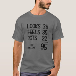 Funny 95e verjaardag 95 jaar oud geboren in 1927 t-shirt