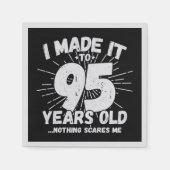 Funny 95th Birthday Quote Sarcastic 95 Year Old Servet (Voorkant)