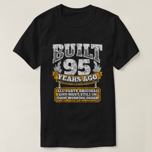 Funny 95th Birthday Shirt BDay Gift Gezegde Leefti (Design voorkant)
