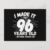 Funny 96th Birthday Quote Sarcastic 96 Year Old Briefkaart (Voorkant)
