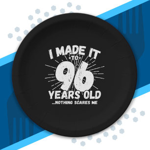 Funny 96th Birthday Quote Sarcastic 96 Year Old Papieren Bordje