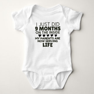 Funny 9 Months on the Inside Romper