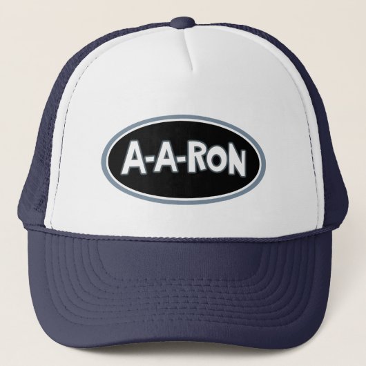 Funny A-A-Ron AARON Trucker Pet (Voorkant)