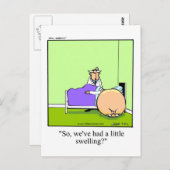 Funny A Litte Swelling krijgt goed Briefkaart (Voorkant / Achterkant)