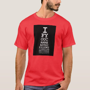 Funny, aanstootgevende dyslexie t-shirt