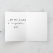 Funny aap verjaardagscadeau wenskaart kaart (Binnen)