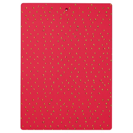 Funny aardbery background red klembord (Achterkant)