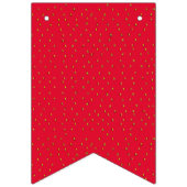 Funny aardbery background red vlaggetjes (Tweede vlag)