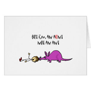 Funny Aardvark Eating tante Geen mierencartoon