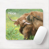 Funny Aberdeen Angus Cow Mousepad / Mousemat Muismat (Met muis)
