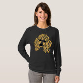 Funny Abrio Poodle Face Abstracte Art T-shirt (Voorkant volledig)