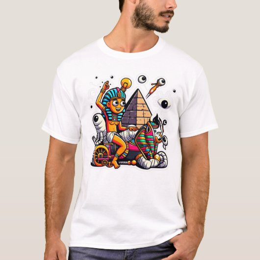 Funny Abstract: #Colorful / (egypt) T-Shirt #8 (Voorkant)