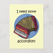 Funny accordion briefkaart (Voorkant)