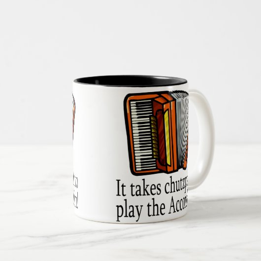 Funny Accordion Mok (Voorkant rechts)