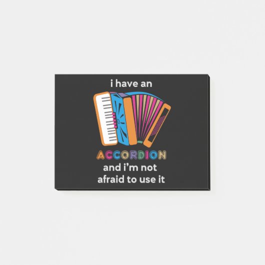 Funny Accordion Post-it® Notes (Voorkant)