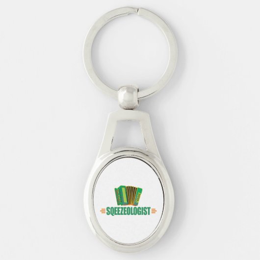 Funny Accordion Sleutelhanger (Voorkant)