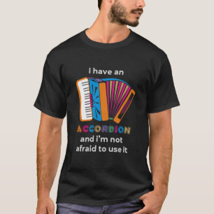 Funny Accordion T-shirt