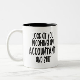 Funny Accountant Afstuderen Mok